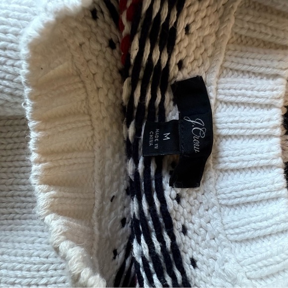 J. Crew Fair Isle sweater M - Picture 9 of 11